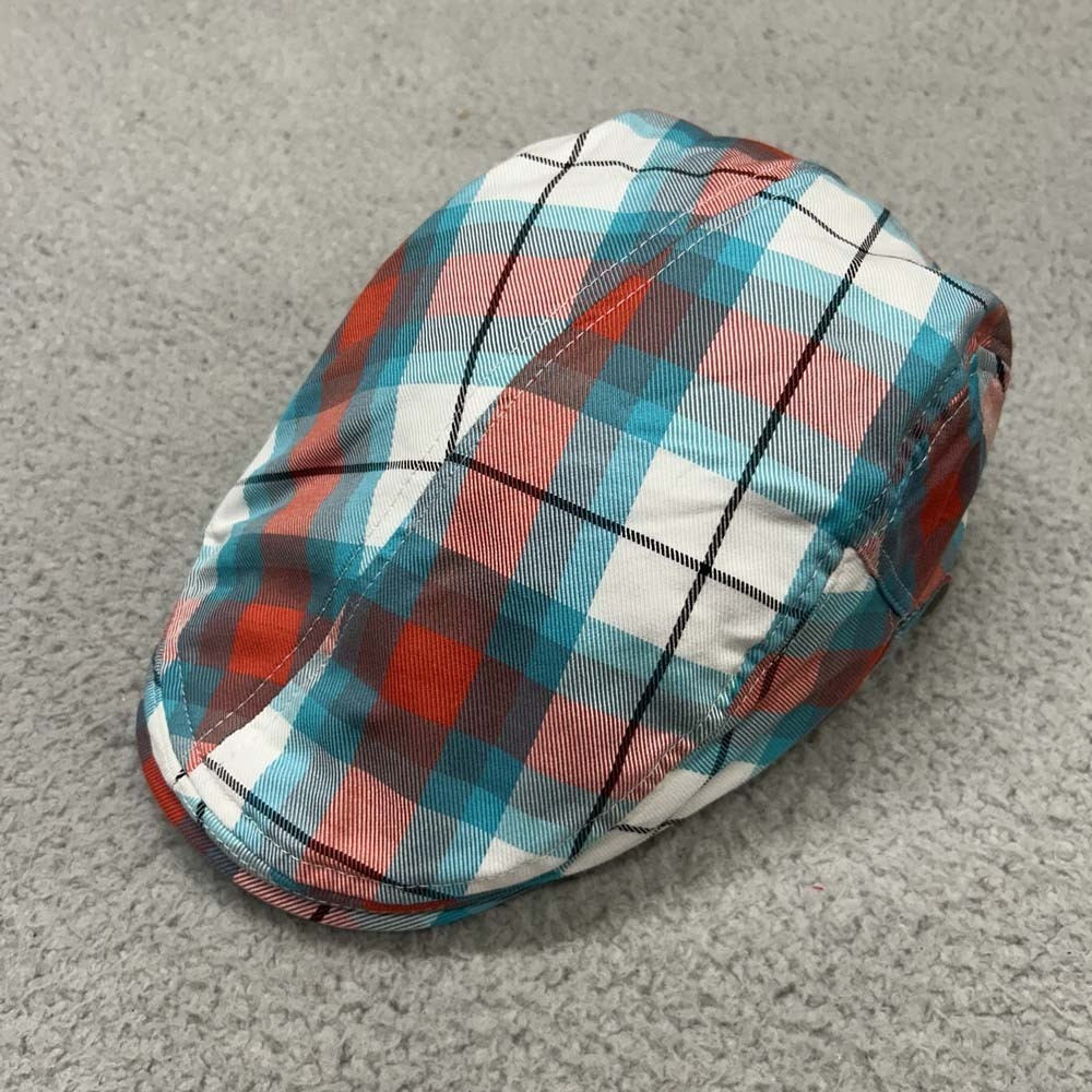 Royal & Awesome Golf Hat Extra Large Newsboy Cabbie Plaid